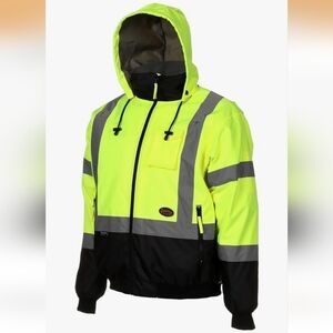 Pioneer Hi Vis Safety Bomber for Men - Waterproof